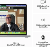 MacBook Pro M3 Pro 36 GB 512 GB SSD 16.2" MRW63TU/A Gümüş Outlet (Açıklamayı Okuyunuz) thumbnail 4