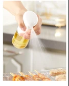 210 ML Tetikli Sprey Cam Yağ Limon Sos Spreyi Yağ Şişesi Airfryer- Tava  Yağdanlık thumbnail 4