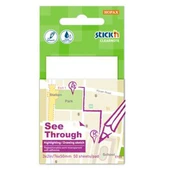 Hopax Stıckn Yapışkanlı Not Kağıdı Yarı Saydam 50 YP 76x51 Beyaz 21708 thumbnail 1