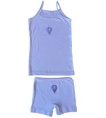 Lila Askılı Kız Çocuk Atlet ve Boxer Seti thumbnail 2