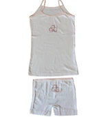 Somon Askılı Kız Çocuk Boxer İkili Takım thumbnail 2