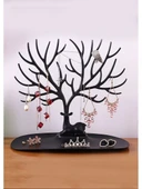 Siyah Geyik Mücevher Organizeri - Geyik Şeklinde Yüzük Küpe Kolye Düzenleyici thumbnail 1