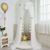 Pamuka Tül Cibinlik Deluxe White thumbnail 1