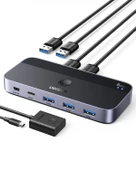 UGREEN USB 3.0 2-in-4 Çift Ekran Paylaşımlı 5Gbps 1xUSBC, 4xUSB-A Switch, 15705 thumbnail 1