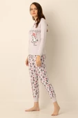 DoReMi Pamuklu Bayan Pijama Takımı thumbnail 4
