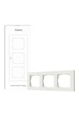 Aqara Anahtar Çerçevesi 3'lü Beyaz FE-X02D-B thumbnail 1