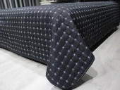 Meltem Çift Kişilik Kapitoneli Yatak Örtüsü Siyah thumbnail 4