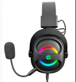 HP DHE-8006 Siyah Gaming Oyuncu Mikrofonlu Kulaklık thumbnail 2