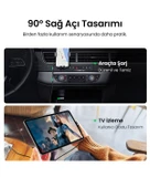 UGREEN USB-C to USB-A 3A QC 90 Derece Hızlı Şarj Kablosu, 1 Metre, Uzay Girişi, 20856 thumbnail 6