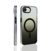 iPhone 16E Kılıf M-safe Şarj Özellikli Transparan Renk Geçişli Toros Kapak thumbnail 10