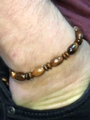 Doğal Kuka Ağacı Erkek Asansörlü Ayarlanabilir Bileklik eub112 thumbnail 2