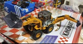 Oyuncak Model Metal Kepçe Dozer Excavatör Buldozer 30 cm Ön ve Arka Hareketli Kırılmaz Kepçe thumbnail 1