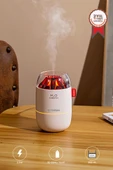 Torima H16 Beyaz Odun Ateşi Efekli Hava Nemlendirici Buhar Makinesi 280ML LED Işıklı Sessiz Çalışma thumbnail 1