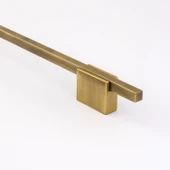 Boyut Soft Antik Sarı 288 mm Metal Dolap Çekmece Mobilya Kulbu Mutfak Dolabı Kapak Kulpları Mobilya thumbnail 4