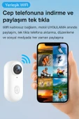 1080p 8MP WiFi Kablosuz Aksiyon Kamerası Açık Hava Sporları Için Sualtı Kılıflı 120 derece (BLACK) thumbnail 5