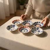Güral Porselen Acem 6'lı Çay Tabağı Seti Mix 3232 thumbnail 2