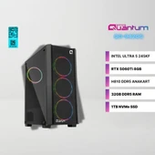 Quantum Gaming QY1607 Intel Ultra 5 245KF 32GB DDR5 1TB NVMe RTX5060Ti 8GB Sıvı Soğutmalı Gaming Masaüstü Bilgisayar thumbnail 1