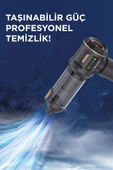 Torima LT-100 Siyah 4in1 Mini Çok Fonksiyonlu  Şarjlı Araç ve Ev Kullanımı İçin El Süpürgesi thumbnail 2