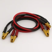 1200 Amper Akü Takviye Kablosu 2.3 Metre Kalın Telli Güçlü Araç Akü Yardım Başlatma Kablosu thumbnail 2