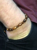 Doğal Kuka Ağacı Erkek Asansörlü Ayarlanabilir Bileklik eub112 thumbnail 3