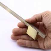 Boyut Soft Antik Sarı 288 mm Metal Dolap Çekmece Mobilya Kulbu Mutfak Dolabı Kapak Kulpları Mobilya thumbnail 7