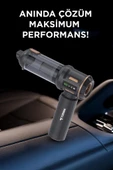Torima LT-100 Siyah 4in1 Mini Çok Fonksiyonlu  Şarjlı Araç ve Ev Kullanımı İçin El Süpürgesi thumbnail 3