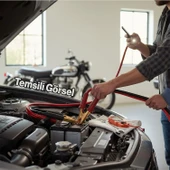 1200 Amper Akü Takviye Kablosu 2.3 Metre Kalın Telli Güçlü Araç Akü Yardım Başlatma Kablosu thumbnail 5