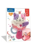 Baby Clementoni Sevimli Peluş Kedi Çıngırak Dişlik thumbnail 2