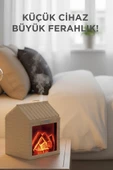 TORIMA H9 Ahşap Şömine Efektli 200ml Sessiz Ultrasonik House Hava Nemlendirici thumbnail 2