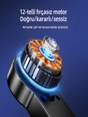 Uzaktan Kumandalı 101cm LED Işıklı Al Tripod Yapay Zeka Destekli Titreşim Engelli Gimbal thumbnail 5