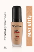 Flormar Mat Bitişli Fondöten (soğuk Alt Ton) - Mat Touch Foundation - M301 Soft Beige thumbnail 1