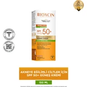 Bioxcin Sun Care Akneye Eğilimli Ciltler İçin Güneş Kremi 50 Spf - Akne, Dry Touch, Mat - Büyük Boy 150 ml thumbnail 1