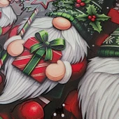 Yılbaşı Cüceleri Kapı ve Duvar Süsü Merry Christmas 1 thumbnail 6