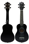 Fourtune Nova UKS-21BK Gül Ağacı Siyah Soprano Ukulele Seti thumbnail 4