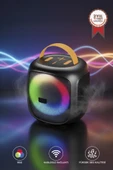 Torima KTS-2387 Taşınabilir Wireless Hoparlör 12W RGB Işıklı thumbnail 1