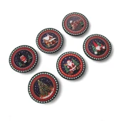 Yılbaşı Bardak Altlığı 6 Adet thumbnail 4