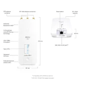 UBIQUITI RP-5AC-GEN2 ROCKET PRISM 5AC 5GHZ 500MBPS PTP/PTMP DIŞ ORTAM ACCESS POINT thumbnail 2