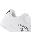 Us Polo Assn Sınger Beyaz Cırtlı Sneaker thumbnail 4