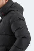 Slazenger Hank Erkek Kapüşonlu Şişme Siyah Mont thumbnail 7