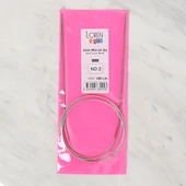 Loren Crafts 2 mm Çelik Misinalı Şiş 100 cm thumbnail 2