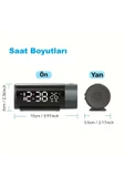 Plentiful Projeksiyonlu Silindir USB Güç LED Ekran Çalar Saat Sıcaklık Çift Alarm thumbnail 6