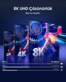 Ugreen 8K 60Hz Displayport to Displayport 1.4 Örgülü Kablo, 3m, 25906 thumbnail 4