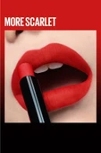 Maybelline New York Color Sensational Ultimatte Mat Ruj- 299 More Scarlet Kırmızı thumbnail 5