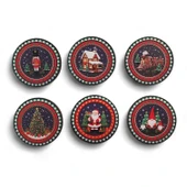 Yılbaşı Bardak Altlığı 6 Adet thumbnail 1