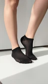 Kadın Görünmez Çorap 3’lü Set – Pamuklu, Esnek, File Dokulu (Siyah Gri Beyaz) thumbnail 7