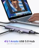 UGREEN USB Hub 4 USB 3.0 Bağlantı Noktası Veri Yuvası USB., 20805 thumbnail 3