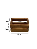 Ahşap Doğal 2Li Baharatlık Ahşap Cam Set Takımı(SET)(KİRAZ) Ahşap Rengi 1 SET thumbnail 5