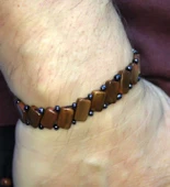 Doğal Kuka Ağacı Erkek Asansörlü Ayarlanabilir Bileklik eub117 thumbnail 1