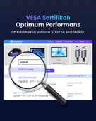 Ugreen 8K 60Hz Displayport to Displayport 1.4 Örgülü Kablo, 1m, 25903 thumbnail 6