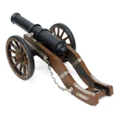 Vintage Louis XIV Savaş Topu Nostaljik Metal Top Arabası 30cm thumbnail 4